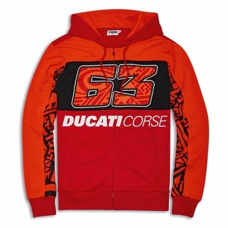 Dual Pecco Bagnaia 63 Hooded sweatshirt